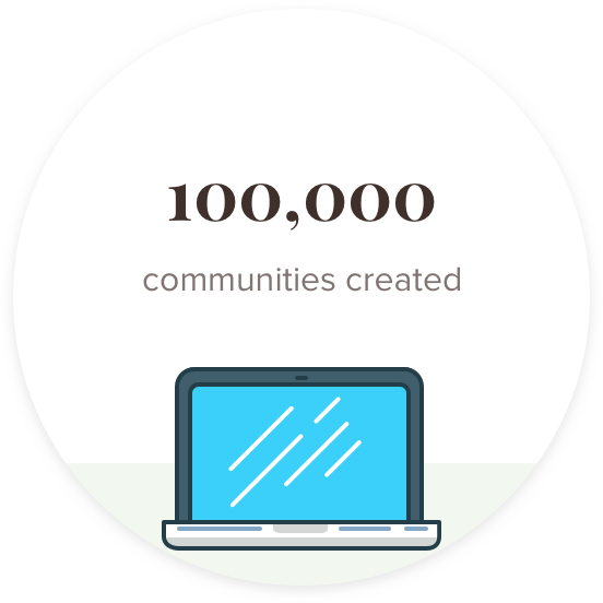 100,000 communities created