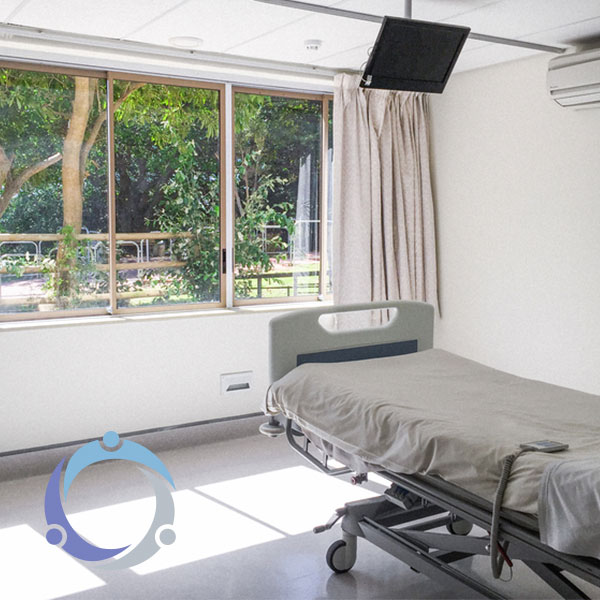 This hospital room, complete with a hospital bed, TV, and nice view, will be more enjoyable when you follow our hospital checklist.